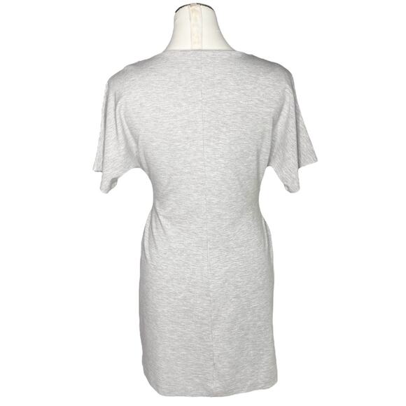 Express Gray Selft Tie Front Dolman Sleeve Dress size Small - Picture 4 of 12
